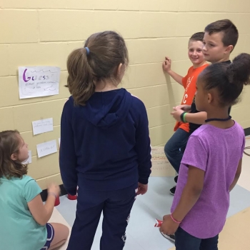 students showing HIVE time projects